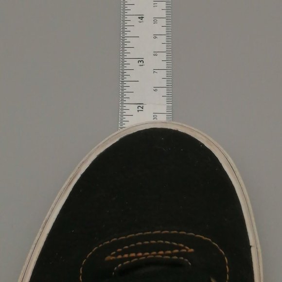 Levi‎ Strauss Mens Sneaker Black Brown Lace Up Round Toe Low Top Flat Heel 8 - Picture 5 of 10